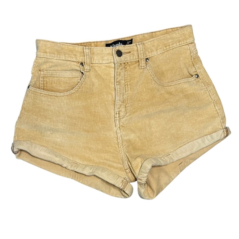 Afends Corduroy Shorts in Tan Size 6 Cotton Summer 1970s vibe